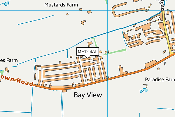 ME12 4AL map - OS VectorMap District (Ordnance Survey)