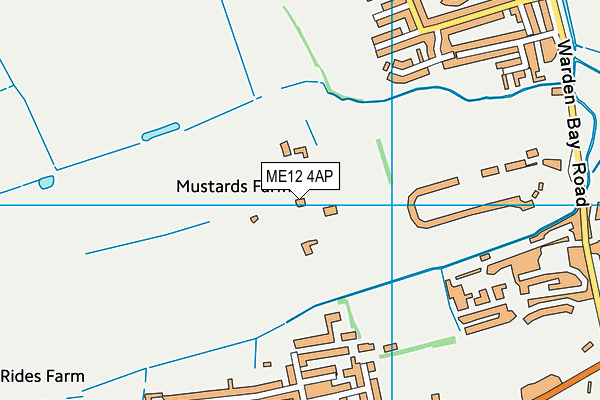 ME12 4AP map - OS VectorMap District (Ordnance Survey)