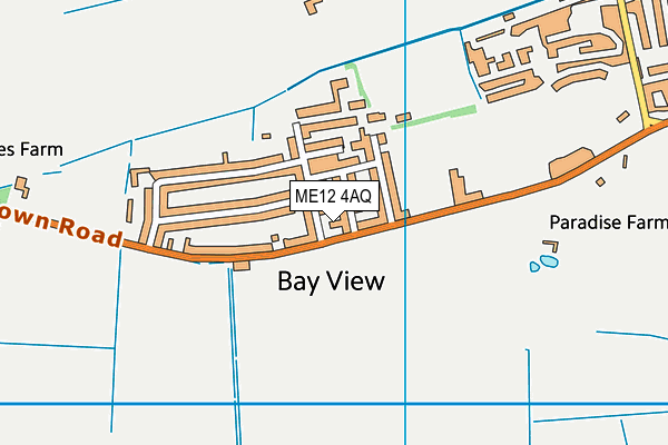 ME12 4AQ map - OS VectorMap District (Ordnance Survey)