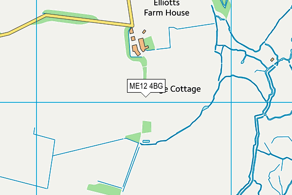 ME12 4BG map - OS VectorMap District (Ordnance Survey)