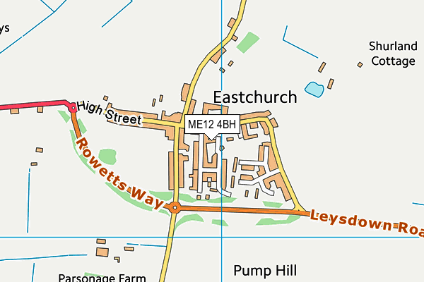 ME12 4BH map - OS VectorMap District (Ordnance Survey)