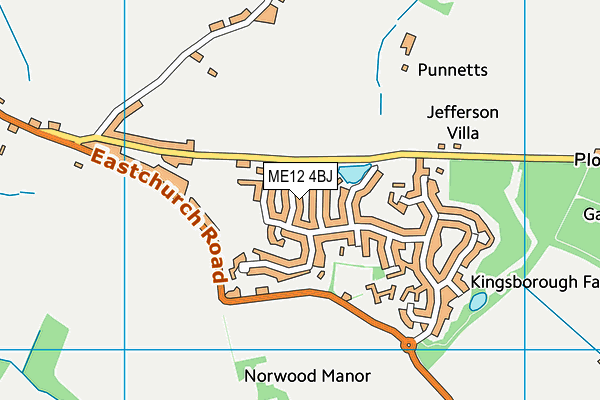 ME12 4BJ map - OS VectorMap District (Ordnance Survey)