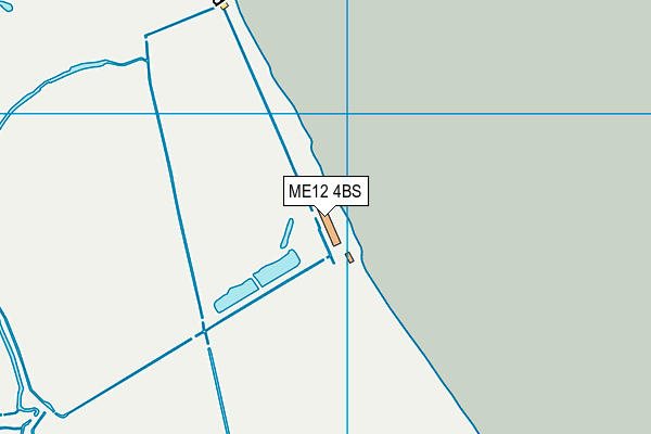 ME12 4BS map - OS VectorMap District (Ordnance Survey)