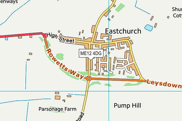 ME12 4DG map - OS VectorMap District (Ordnance Survey)