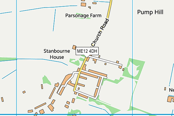 ME12 4DH map - OS VectorMap District (Ordnance Survey)