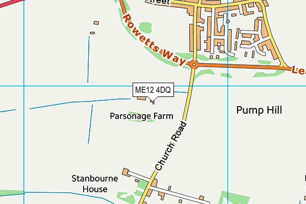 ME12 4DQ map - OS VectorMap District (Ordnance Survey)