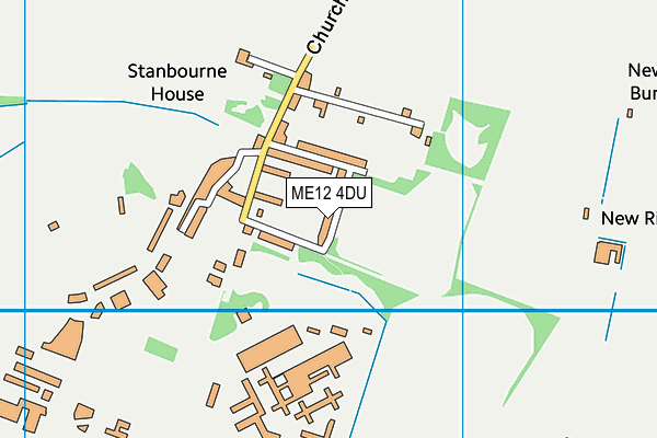 ME12 4DU map - OS VectorMap District (Ordnance Survey)