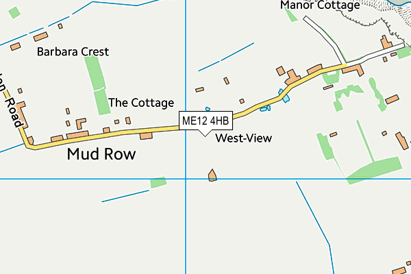 ME12 4HB map - OS VectorMap District (Ordnance Survey)