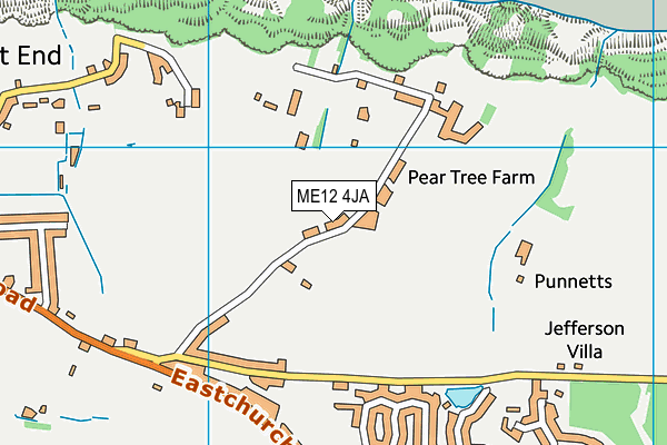 ME12 4JA map - OS VectorMap District (Ordnance Survey)