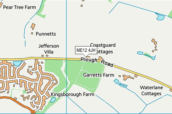 ME12 4JH map - OS VectorMap District (Ordnance Survey)