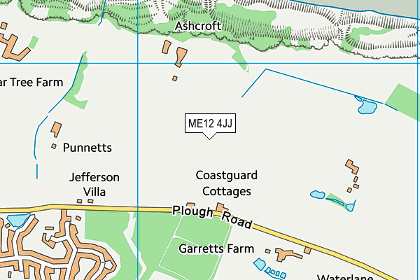 ME12 4JJ map - OS VectorMap District (Ordnance Survey)