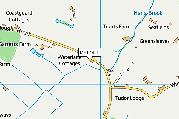 ME12 4JL map - OS VectorMap District (Ordnance Survey)