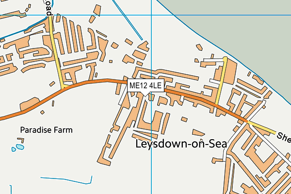 ME12 4LE map - OS VectorMap District (Ordnance Survey)