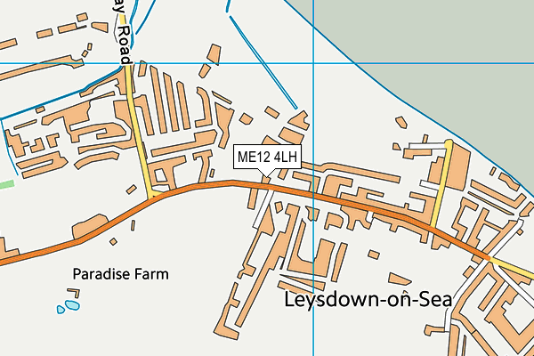 ME12 4LH map - OS VectorMap District (Ordnance Survey)