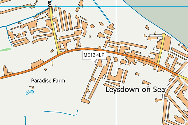 ME12 4LP map - OS VectorMap District (Ordnance Survey)