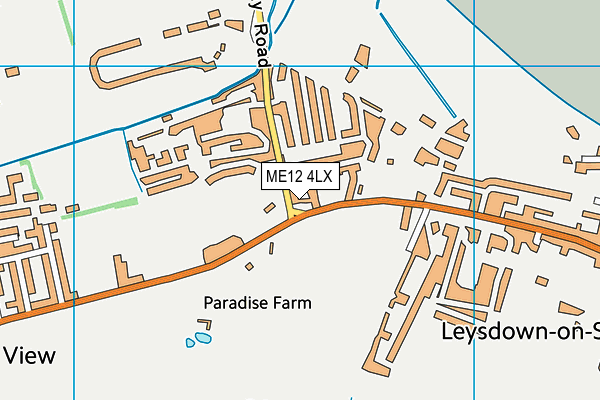 ME12 4LX map - OS VectorMap District (Ordnance Survey)