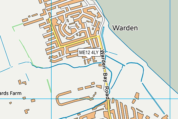 ME12 4LY map - OS VectorMap District (Ordnance Survey)