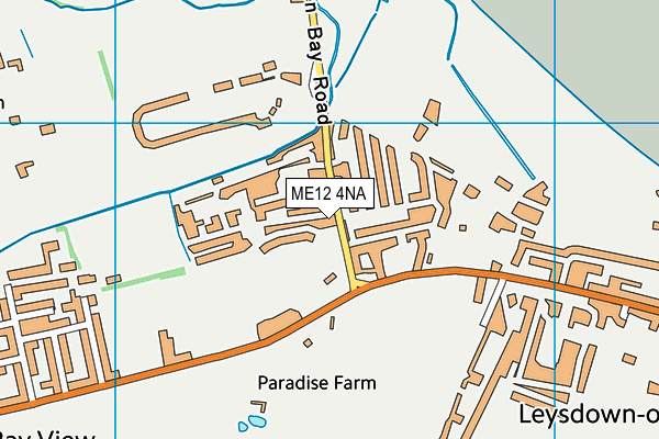 ME12 4NA map - OS VectorMap District (Ordnance Survey)