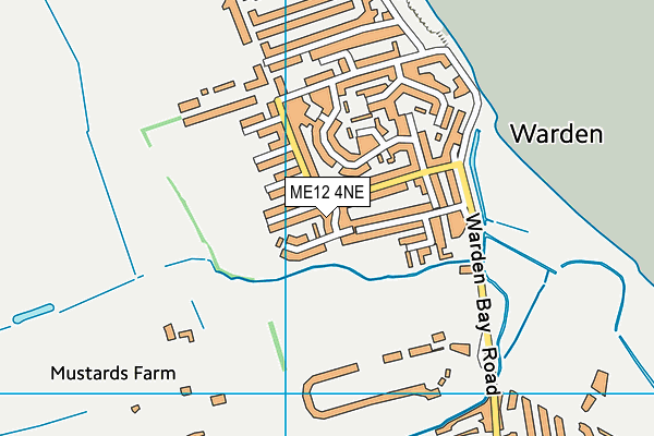 ME12 4NE map - OS VectorMap District (Ordnance Survey)