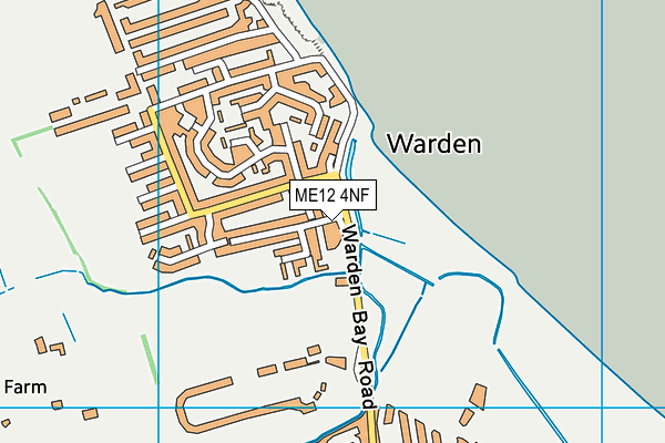 ME12 4NF map - OS VectorMap District (Ordnance Survey)