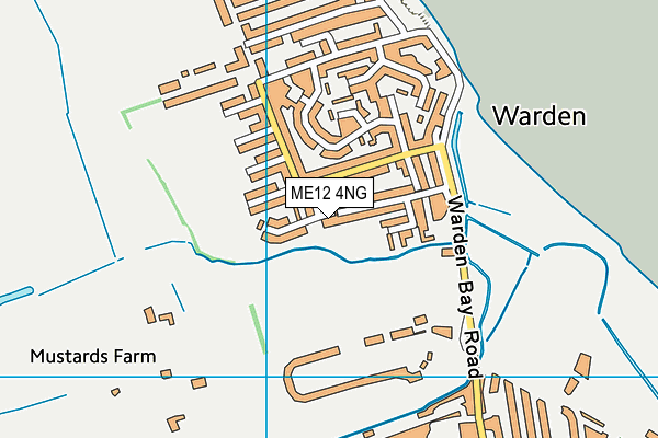 ME12 4NG map - OS VectorMap District (Ordnance Survey)