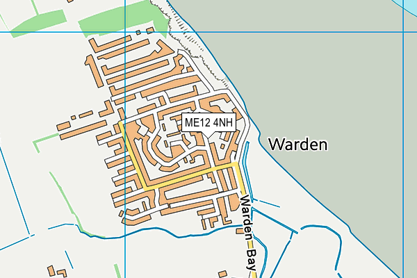 ME12 4NH map - OS VectorMap District (Ordnance Survey)