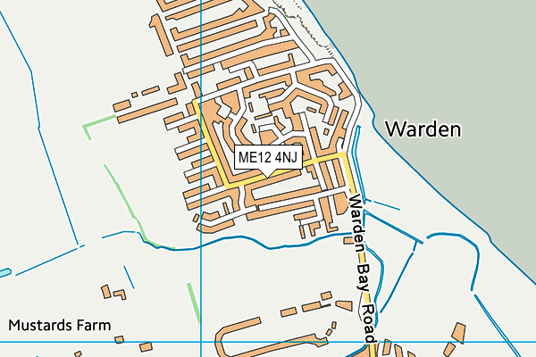 ME12 4NJ map - OS VectorMap District (Ordnance Survey)