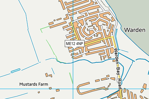 ME12 4NP map - OS VectorMap District (Ordnance Survey)