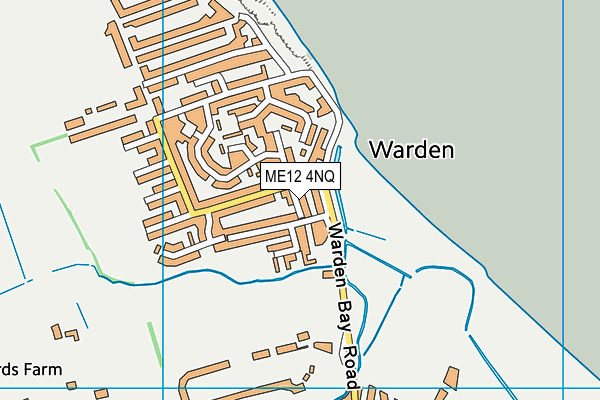 ME12 4NQ map - OS VectorMap District (Ordnance Survey)