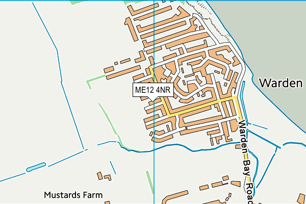 ME12 4NR map - OS VectorMap District (Ordnance Survey)