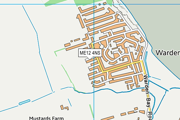 ME12 4NS map - OS VectorMap District (Ordnance Survey)