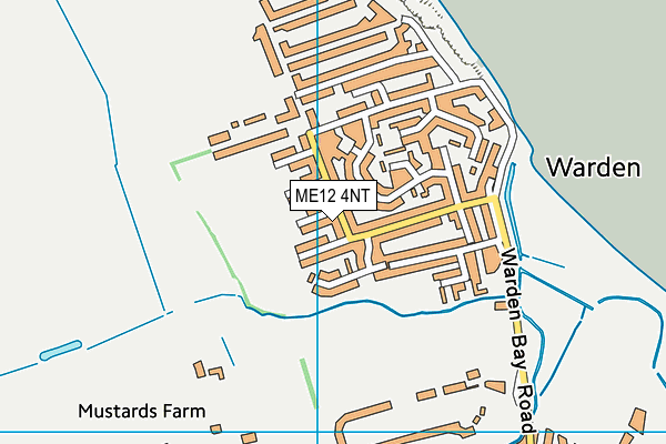 ME12 4NT map - OS VectorMap District (Ordnance Survey)