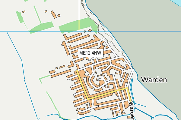 ME12 4NW map - OS VectorMap District (Ordnance Survey)