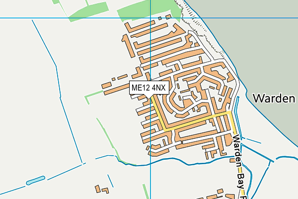 ME12 4NX map - OS VectorMap District (Ordnance Survey)