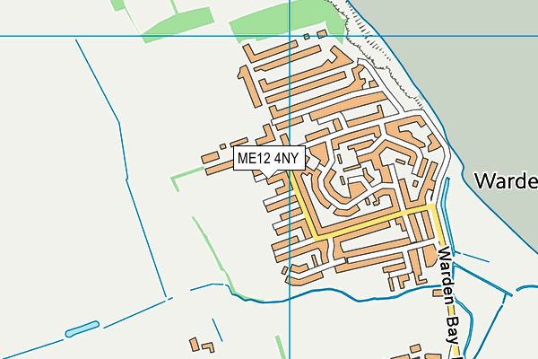 ME12 4NY map - OS VectorMap District (Ordnance Survey)