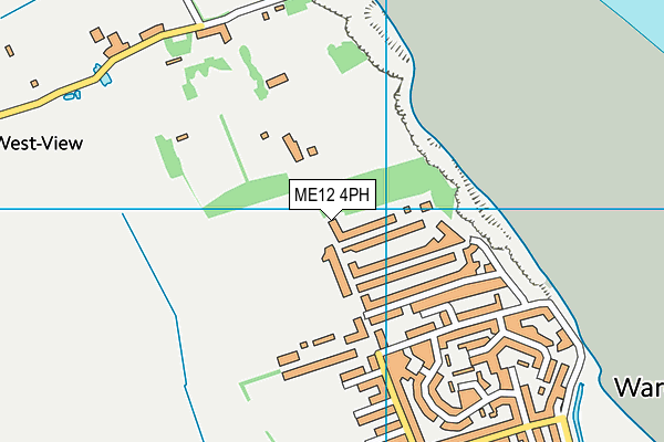 ME12 4PH map - OS VectorMap District (Ordnance Survey)