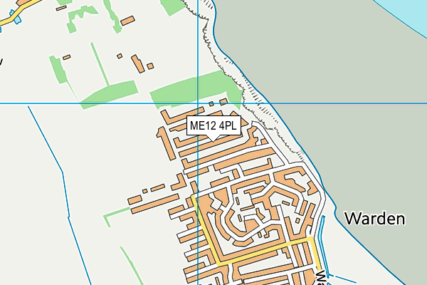 ME12 4PL map - OS VectorMap District (Ordnance Survey)