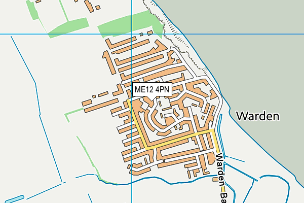 ME12 4PN map - OS VectorMap District (Ordnance Survey)