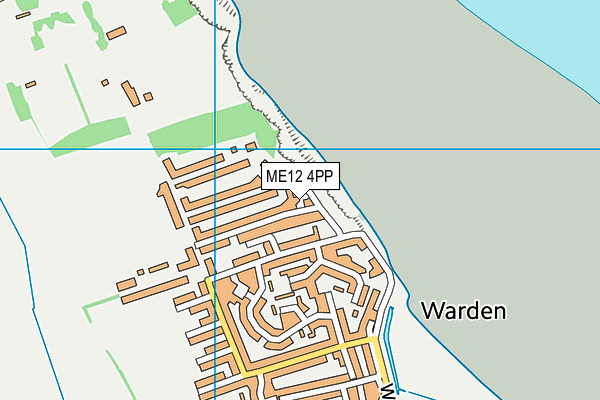 ME12 4PP map - OS VectorMap District (Ordnance Survey)