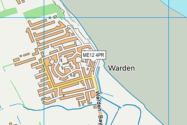 ME12 4PR map - OS VectorMap District (Ordnance Survey)