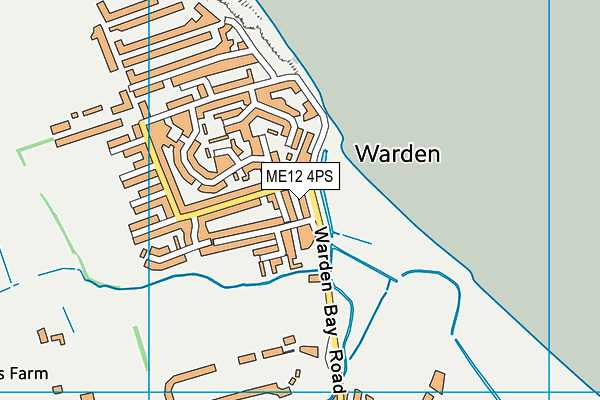 ME12 4PS map - OS VectorMap District (Ordnance Survey)