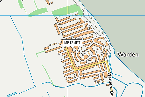 ME12 4PT map - OS VectorMap District (Ordnance Survey)