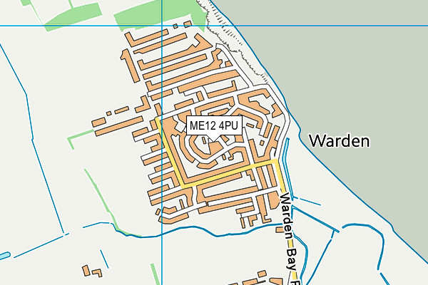 ME12 4PU map - OS VectorMap District (Ordnance Survey)