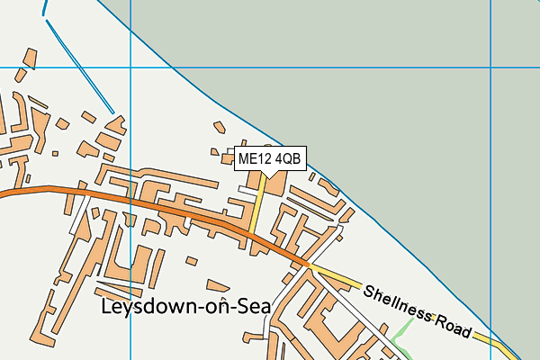 ME12 4QB map - OS VectorMap District (Ordnance Survey)