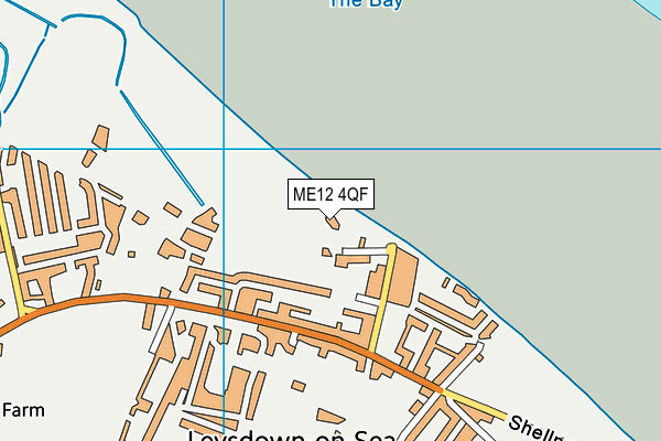 ME12 4QF map - OS VectorMap District (Ordnance Survey)