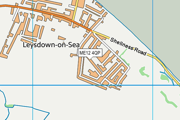 ME12 4QP map - OS VectorMap District (Ordnance Survey)