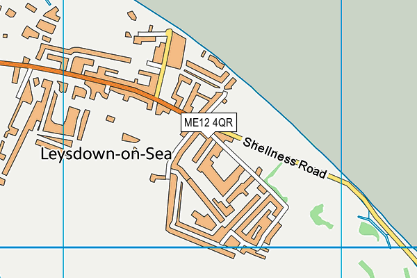 ME12 4QR map - OS VectorMap District (Ordnance Survey)