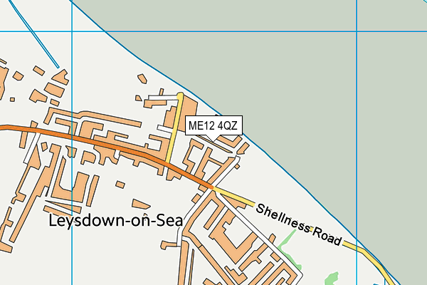 ME12 4QZ map - OS VectorMap District (Ordnance Survey)