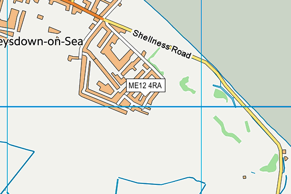 ME12 4RA map - OS VectorMap District (Ordnance Survey)