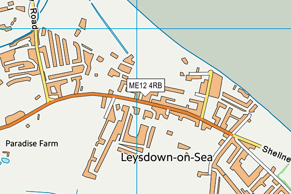ME12 4RB map - OS VectorMap District (Ordnance Survey)